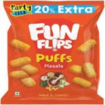 FUN FLIPS PUFFS MASALA BAKED & CRUNCHY 70G