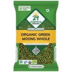 24 MANTRA ORGANIC GREEN MOONG WHOLE 500GM