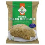 24 MANTRA ORGANIC 7 GRAIN METHI ATTA 1KG.