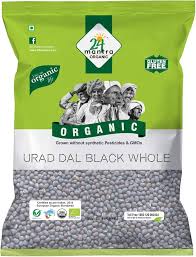 24 MANTRA ORGANIC URAD DAL BLACK WHOLE 500GM