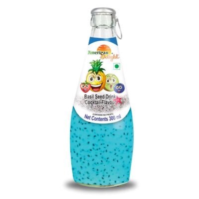 AMERICAN DELIGHT BASIL SEED DRINK WITH COCKTAIL FLAVOUR 300ML
