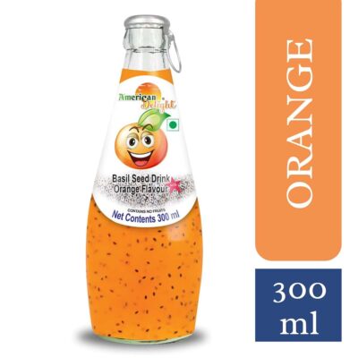 AMERICAN DELIGHT BASIL SEED DRINK WITH ORANGE FLAVOUR 300ML