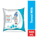 AMUL TAAZA TONED MILK 500ML