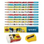 APSARA DISNEY MICKEY MOUSE PENCIL BOX 10PCS