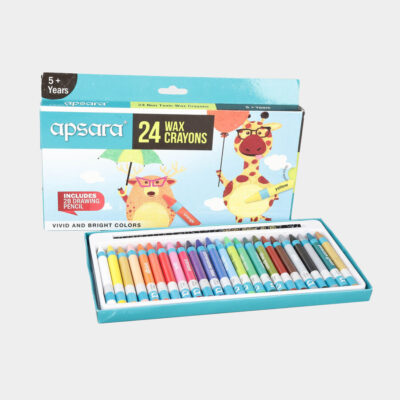 APSARA 24 WAX CRAYONS