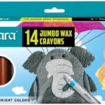 APSARA 14 JUMBO WAX CRAYONS 3 + YEARS