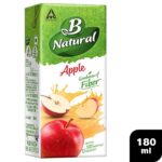 B NATURAL APPLE JUICE 180ML