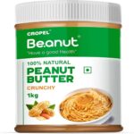CROPEL BE.ANUT NATURAL PEANUT BUTTER CRUNCHY 1KG.