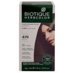 BIOTIQUE HERBCOLOR BROWN 4N (50GM+110ML)