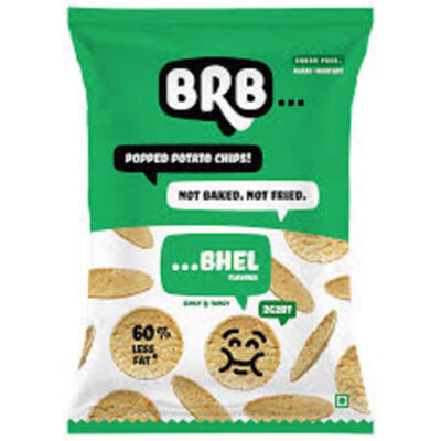 BRB POPPED POTATO CHIPS BHEL FLAVOUR  52G