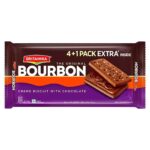 BRITANNIA BOURBON CREME BISCUIT WITH CHOCOLATE 100*5