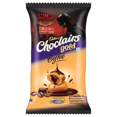CADBURY CHOCLAIRS GOLD COFFEE TOFFEE 605GM