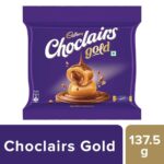 CADBURY CHOCLAIRS GOLD TOFFEE 137.5GM