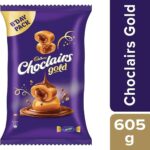 CADBURY CHOCLAIRS GOLD TOFFEE 605GM