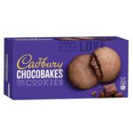 CADBURY CHOCO BAKES CHOC FILLED COOKIES 150G