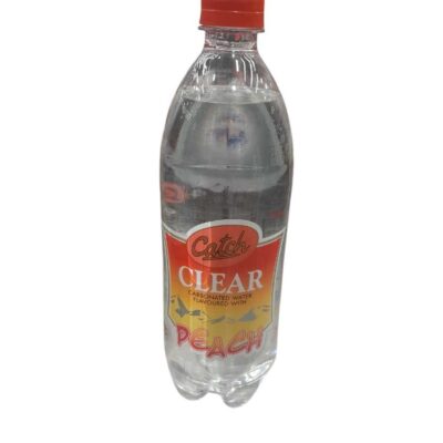 CATCH CLEAR PEACH FLAVOURED SODA 750ML