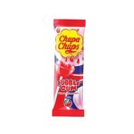 CHUPA CHUPS CHERRY FLAVOUR BUBBLEGUM FILLED LOLLIPOP 12G