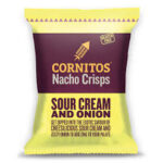 CORNITOS SOUR CREAM AND ONION NACHOS 150GM
