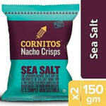 CORNITOS NACHO CRISPS SEA SALT 150G