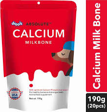 DROOLS ABSOLUTE CALCIUM MILKBONE 20PCS