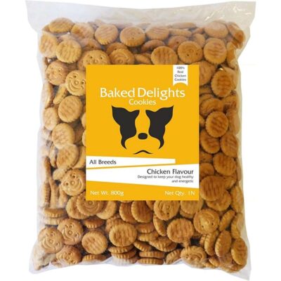 DROOLS BAKED DELIGHT COOKIES WITH CHICKEN 800GM