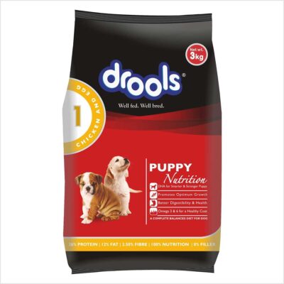 DROOLS PUPPY NUTRITION CHICKEN & EGG 3KG