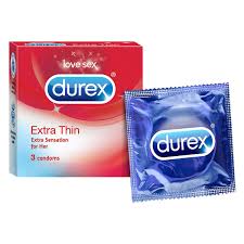 DUREX CONDOMS EXTRA THIN 3N