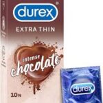 DUREX CONDOMS EXTRA THIN CHOCOLATE 10N