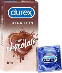 DUREX CONDOMS EXTRA THIN CHOCOLATE 10N