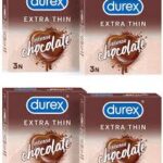 DUREX CONDOMS EXTRA THIN CHOCOLATE 3N