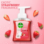 DETTOL FOAMING STRAWBERRY FRAGRANCE HAND WASH 250  200ML