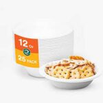 ECO SOUL COMPOSTABLE BOWLS 350ML 25 PCS