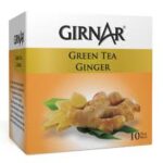 GIRNAR GREEN TEA GINGER  43.2G 36 TEA BAGS