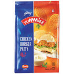 GODREJ YUMMIEZ CHICKEN BURGER PATTY 300GM