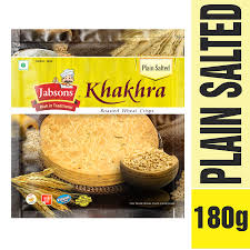 JABSONS KHAKHARA PLAIN SALTED 180G