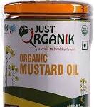 JUST ORGANIK ORGANIC MUSTARD OIL 1LTR