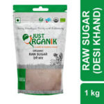 JUST ORGANIK ORGANIC RAW SUGAR UNREFINED 1 KG