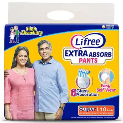 LIFREE EXTRA ABSORB PANTS L 10P