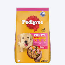 PEDIGREE PUPPY DRY DOG FOOD, CHICKEN & MILK FLAVOUR 90GM