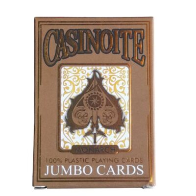 CASINOITE MONARCH JUMBO PLASTIC PLAYING CARDS