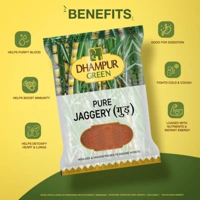 DHAMPUR JAGGERY 1KG