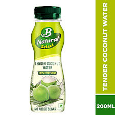 B NATURAL TENDER COCONUT WATER NO ADDED SUGAR 200 ML